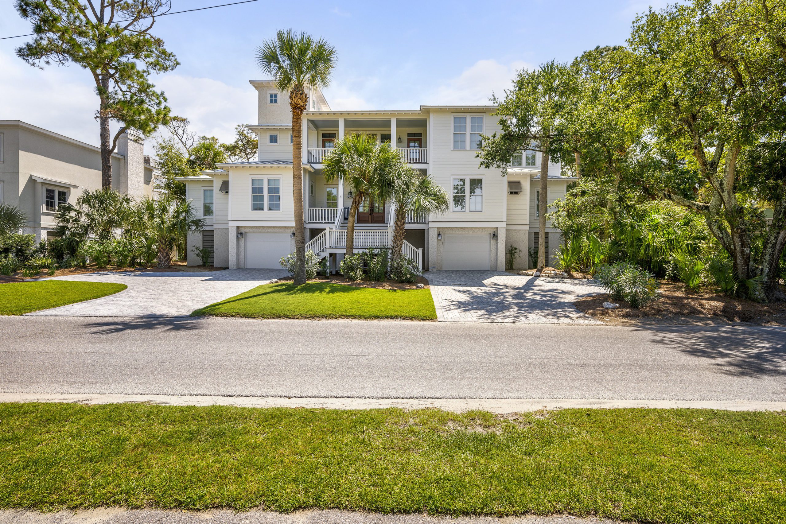 Entrance to an island home renovation.