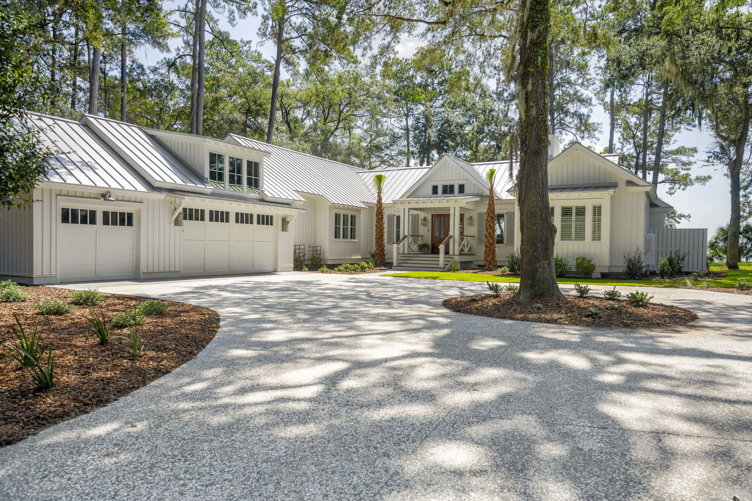 Entrance to an island home renovation.