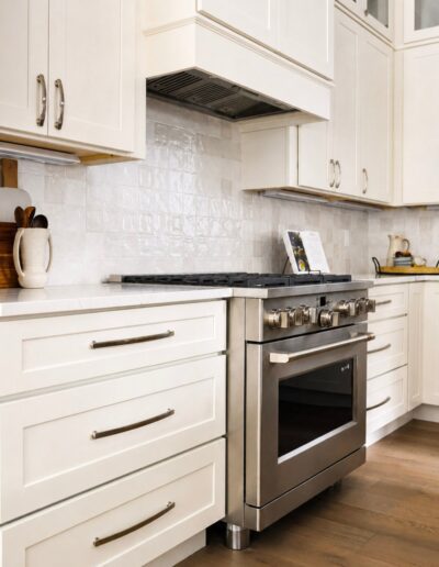 Custom kitchen at 4 Harborview Circle featuring premium appliances, custom cabinetry, and handcrafted Lowcountry design