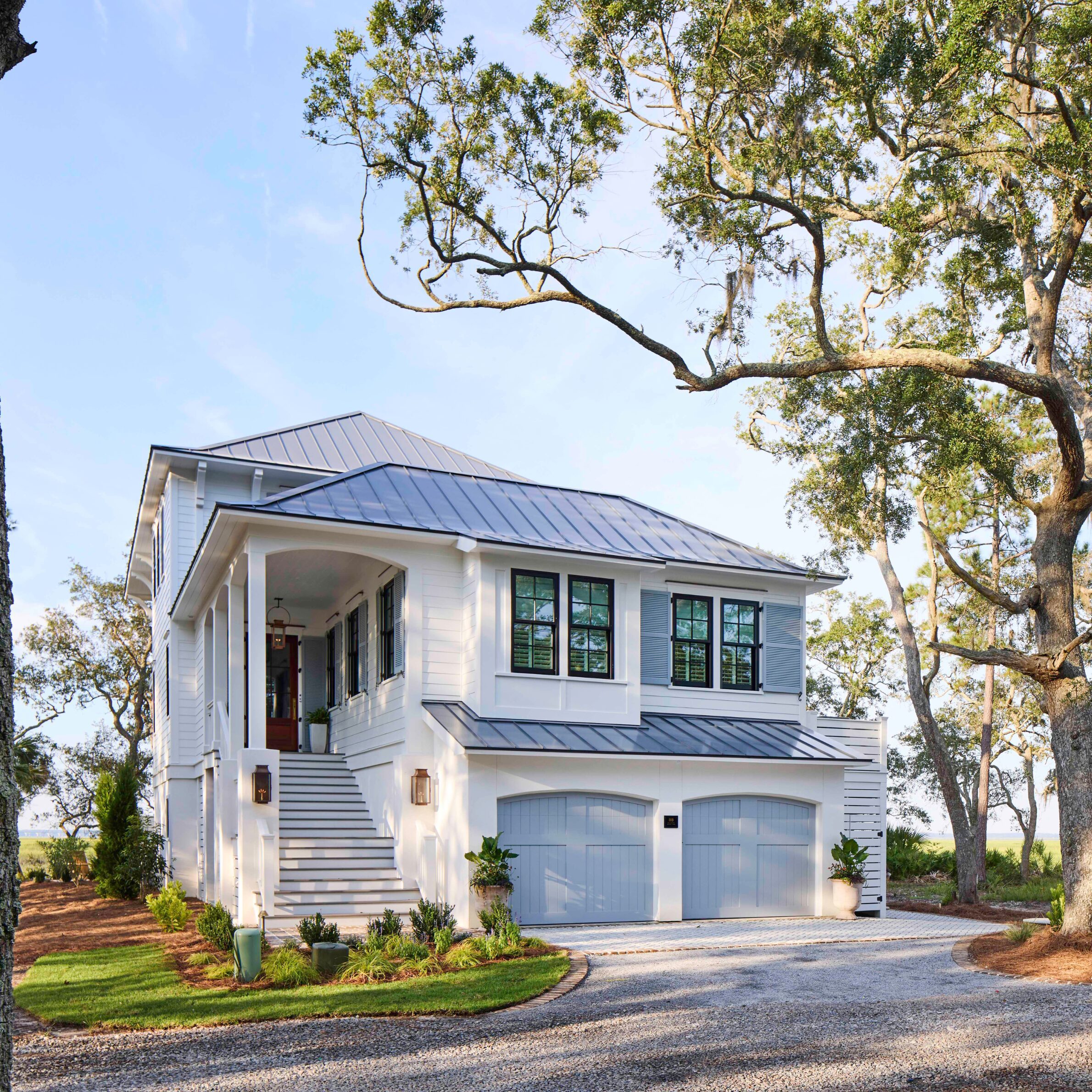 Coastal-style home featured as the 2025 Southern Living Showcase Home, built by Allen Patterson Builders in the South Carolina Lowcountry