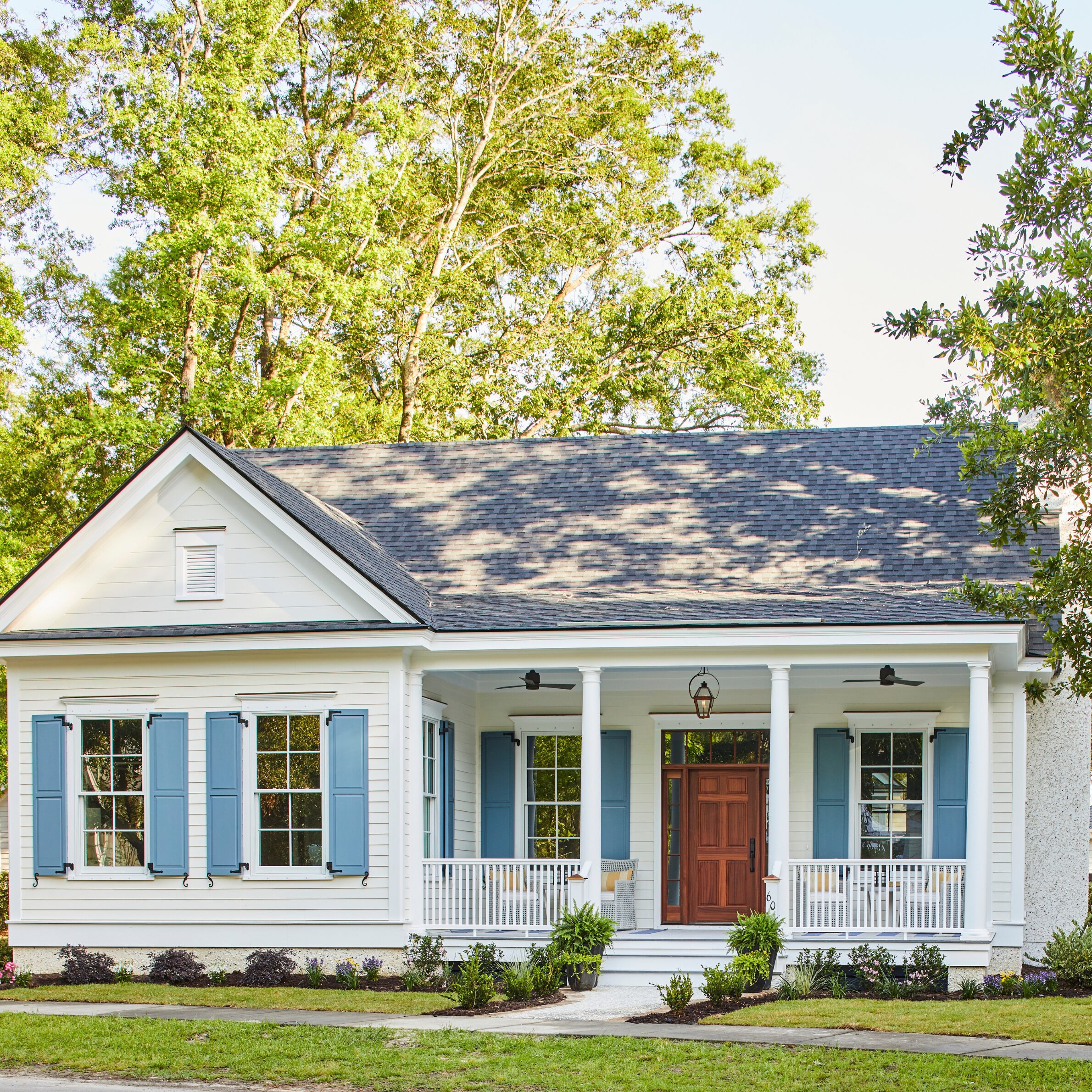 Cottage-style home featured as the 2022 Adaptive Cottage, built by Allen Patterson Builders in the South Carolina Lowcountry